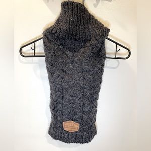 FABventure Charcoal Gray Wool Dog Sweater